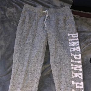 Pink sweatpants